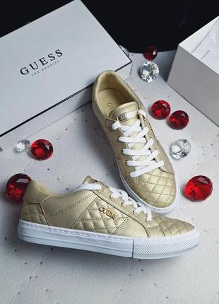 Guess оригинал золотисті кеди