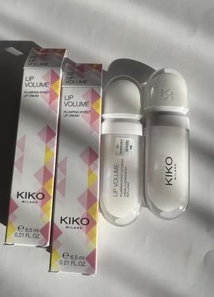 Kiko milano. lip volume только прозрачный в наличии