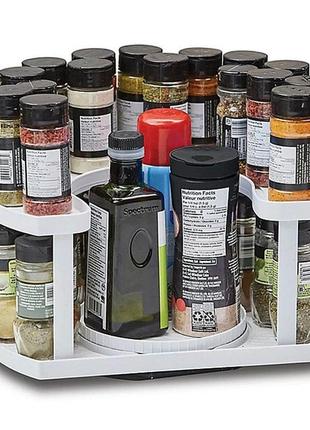 Спецювальниця spice spinner two-tiered spice organizer