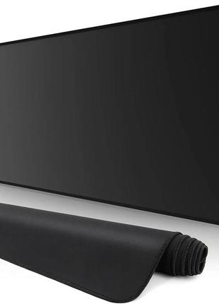 Великий килимок для мишки чорний 90*40 см gtd90b. ігрова поверхня. килимки для миші