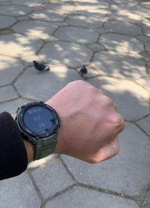 Amazfit t-rex защищённые смарт часы годинник стан ідеал нові компас