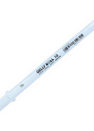 Ручка гелева sakura gelly roll біла bold 10 (0.5 мм)1 фото