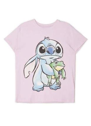 Футболка пижама оверсайз stitch sinsay