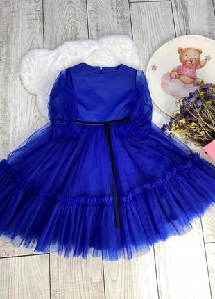 Святкова синя сукня для дівчинки