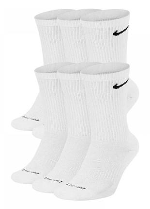 Шкарпетки набір nike everyday plus cushioned socks (набір із 6-ти пар)5 фото