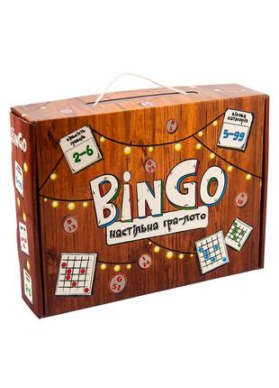 Настольная игра strateg лото bingo на украинском языке (30757)