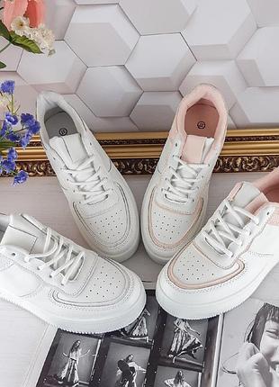 Круті кросівки у стилі форсів на високій підошві. 2 вида