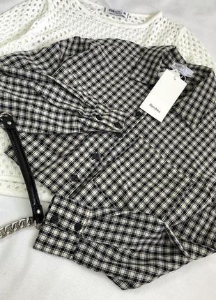 Укорочена жіноча сорочка bershka2 фото