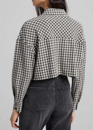 Укорочена жіноча сорочка bershka8 фото