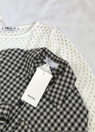 Укорочена жіноча сорочка bershka5 фото