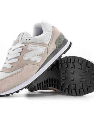 Кроссовки нью бэленс new balance new balance 574 light beige