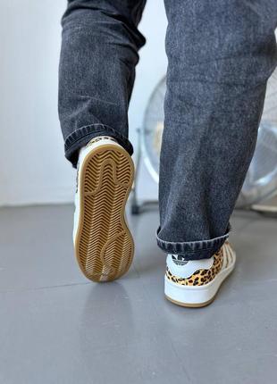 👟 кросівки    adidas campus white leopard     / наложка bs👟