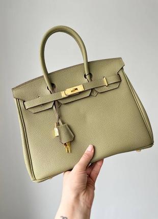 Сумка в стиле hermes birkin 30 cm премиум