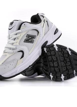 Кроссовки нью бэленс new balance new balance 530 white black logo v2