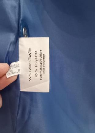 Піджак жіночий стильний лляний, розмір 56. новий.5 фото