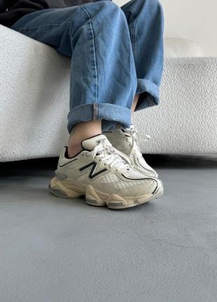 Нью беленс кросівки бежеві new balance 9060 white/beige5 фото