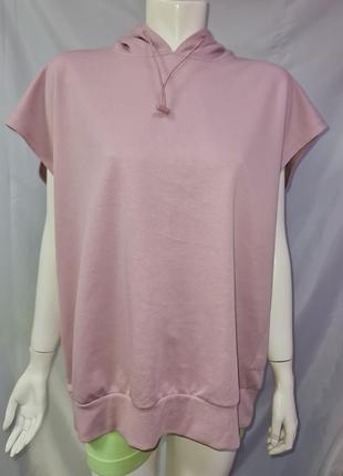 Безрукавное худи с капюшоном