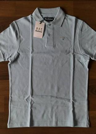 Barbour&nbsp;sports polo shirt sky blue s