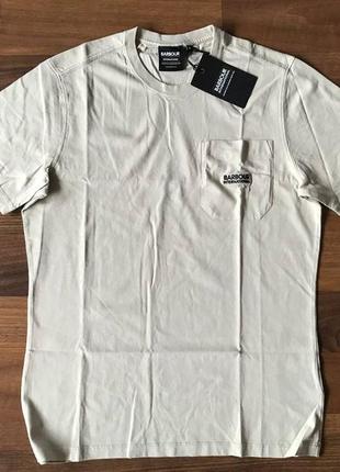 Barbour international radok pocket t-shirt  oyster s