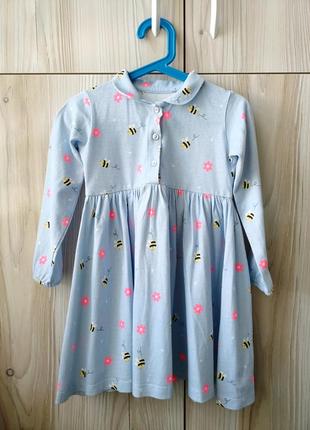 Хлопковое платье на 3-4 года