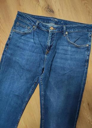 Джинсы мужские синие mom прямые зауженные снизу colins basic straight jeans man, размер l