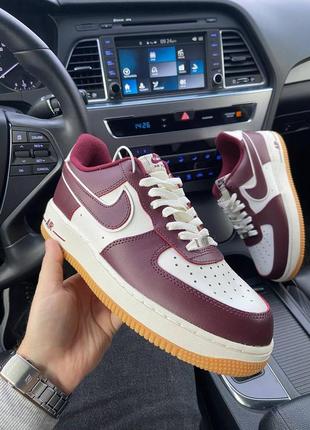 Nike force college pack night maroon