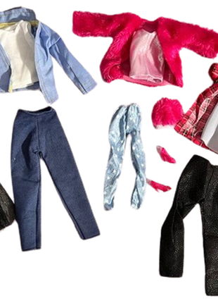 Набор одежды в сумочке для кукол типа барби