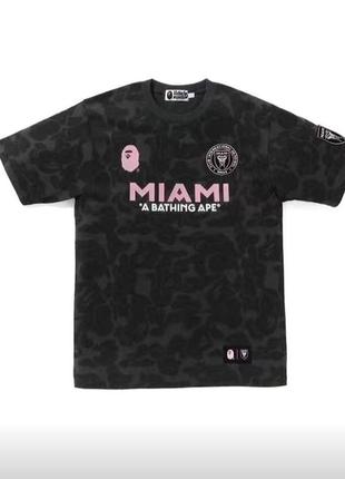 Футболка bape × inter miami