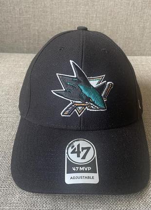 Бейсболка san jose sharks nhl 47 brand оригинал