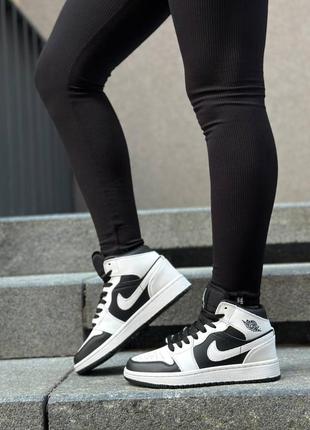 Nike jordan white black5 фото