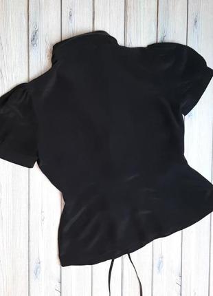 🤩1+1=3 натуральна шовкова графітова блуза блузка f&f, розмір 48 - 503 фото