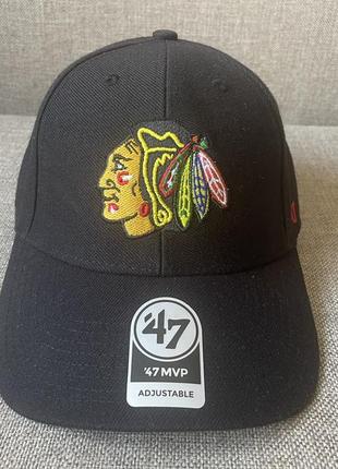 Бейсболка chicago blackhawks nhl 47 brand оригінал