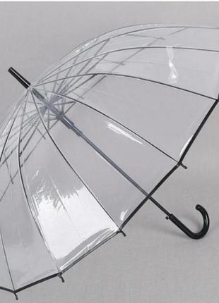 Прозрачная зонт троса7 фото