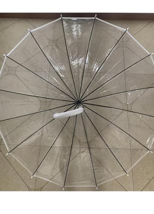 Прозрачная зонт троса4 фото