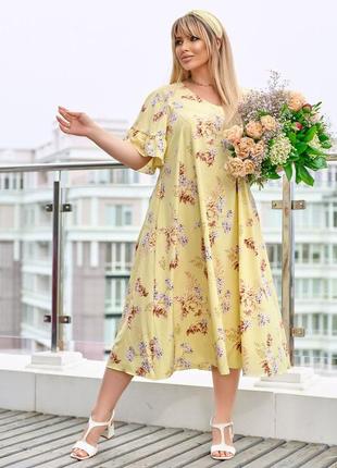 Літня сукня вільного крою 🌺 10 кольорів  ціна: 945 грн  модель: 1288см (138) тканина:софт колір:при
