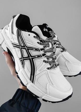 Кросівки asics gel-kahana 8 white black кросовки беговые асикс белые с чёрным5 фото