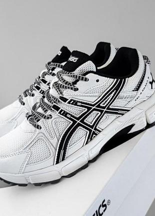 Кросівки asics gel-kahana 8 white black кросовки беговые асикс белые с чёрным9 фото