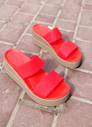 Босоніжки crocs brooklyn mid wedge