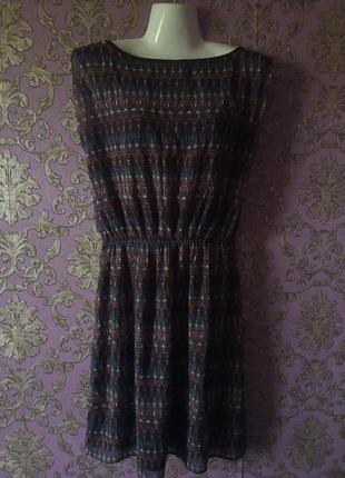 Платье шифоновое 48 размера