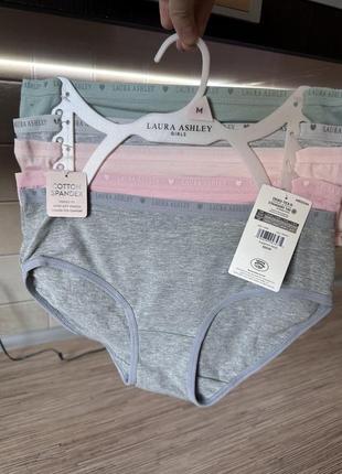 Набір трусиків laura ashley оригінал із 5 штук розмір 7/8 років м8 фото