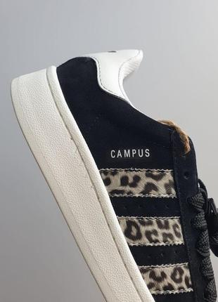 Adidas campus 00s •black white leopard8 фото