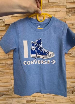 Крута футболка converse на 7 років зріст 122-128 ідеальна