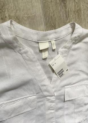 Нм женская льнягая блуза, льнягая туника, рубашка, сорочка, рубашка- туника4 фото