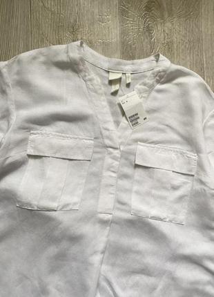 Нм женская льнягая блуза, льнягая туника, рубашка, сорочка, рубашка- туника3 фото