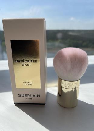 Новинка! пензлик для нанесення пудри в кульках guerlain meteorites powder brush