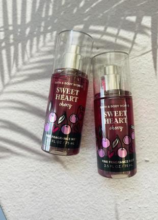 Спрей мист мини sweet heart cherry bath and body works