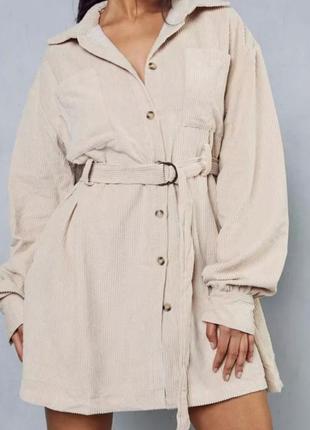 Вельветова сукня misspap,беж