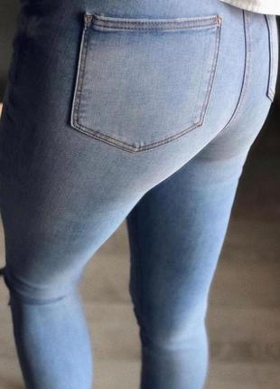 Джинси блакитні / зручні джинси2 фото