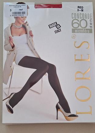 Матові кольорові колготи з мікрофібри lores