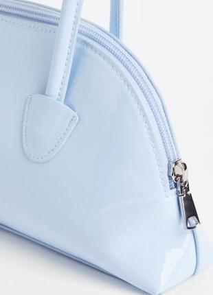 Сумка, сумка на плечо маленькая, сумка летняя лаковая багет., в багетном стиле5 фото